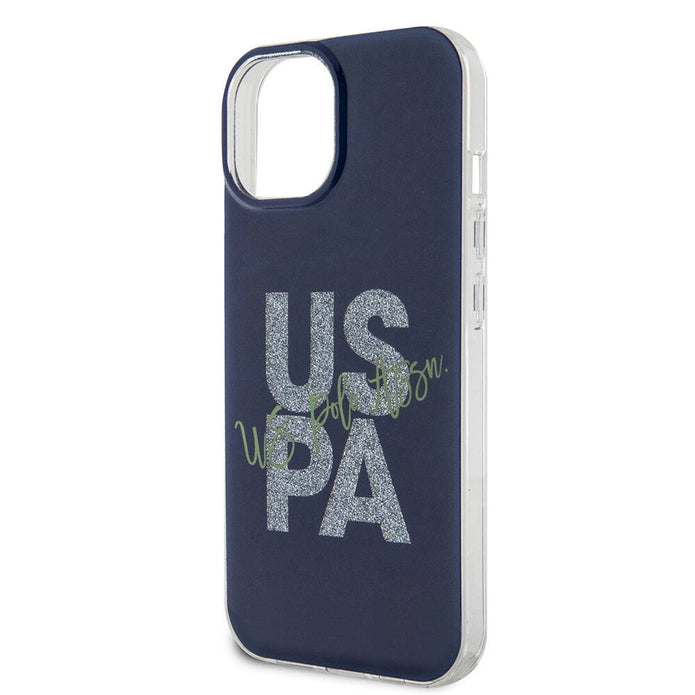 U.S. Polo Assn. iPhone 15 Simli Parlak Alfabe Kılıf – Fotoğraf 13