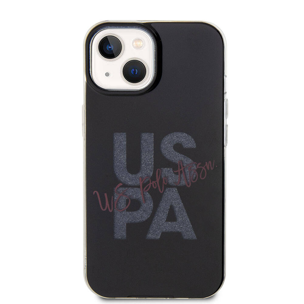 U.S. Polo Assn. iPhone 15 Simli Parlak Alfabe Kılıf