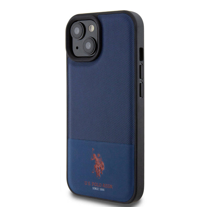 U.S. Polo Assn. iPhone 15 Örgü Desenli Suni Deri Kılıf – Fotoğraf 15