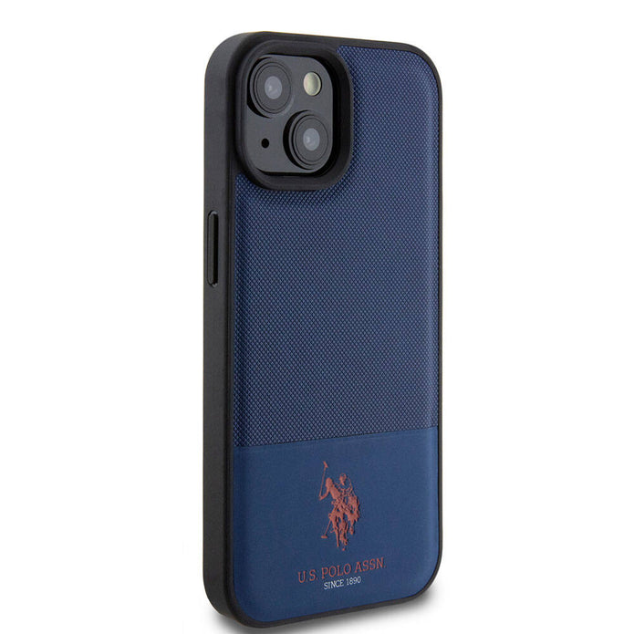 U.S. Polo Assn. iPhone 15 Örgü Desenli Suni Deri Kılıf – Fotoğraf 17