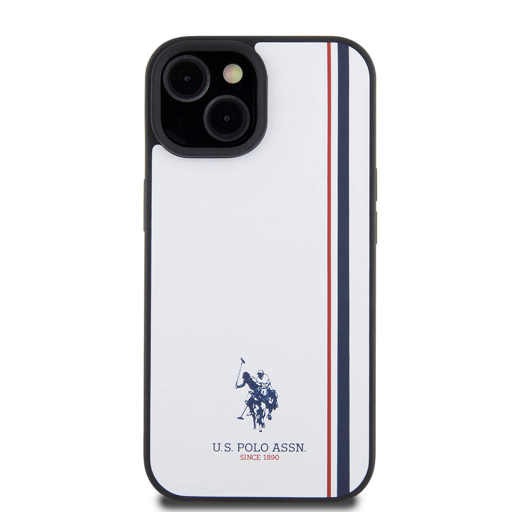 U.S. Polo Assn. iPhone 15 Üç Renk Şerit Logolu Kılıf – Fotoğraf 3