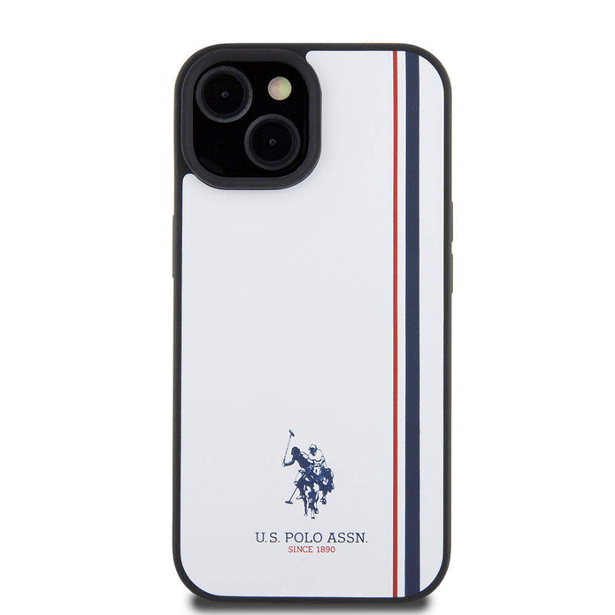 U.S. Polo Assn. iPhone 15 Üç Renk Şerit Logolu Kılıf – Fotoğraf 3