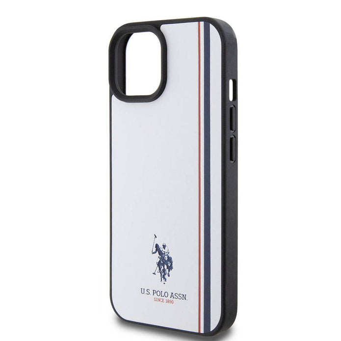 U.S. Polo Assn. iPhone 15 Üç Renk Şerit Logolu Kılıf – Fotoğraf 6