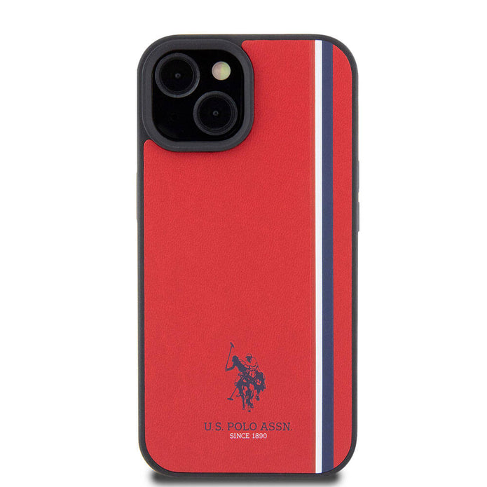 U.S. Polo Assn. iPhone 15 Üç Renk Şerit Logolu Kılıf – Fotoğraf 17