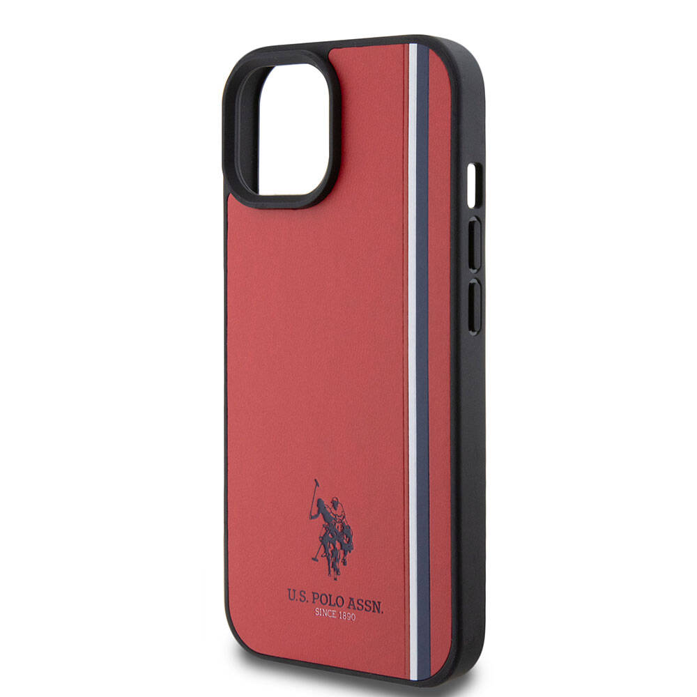 U.S. Polo Assn. iPhone 15 Üç Renk Şerit Logolu Kılıf – Fotoğraf 20