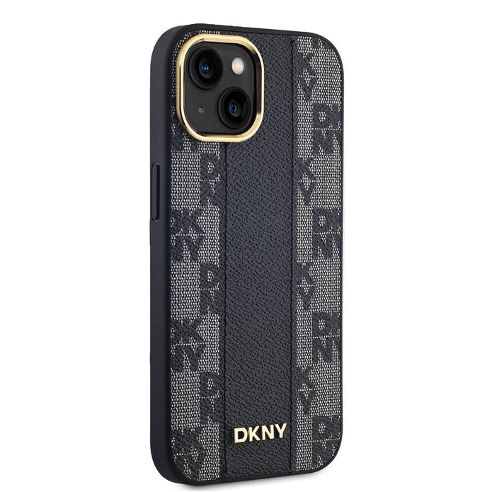 DKNY iPhone 15 Plus Checkered Pattern 3D MagSafe Uyumlu Kılıf – Fotoğraf 2