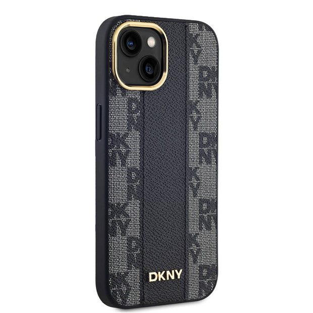 DKNY iPhone 15 Plus Checkered Pattern 3D MagSafe Uyumlu Kılıf – Fotoğraf 2