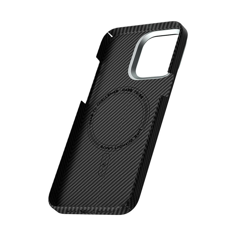 HHX-016 Karbon Fiber 600D Mars Kevlar iPhone 15 Plus Kılıf – Fotoğraf 5