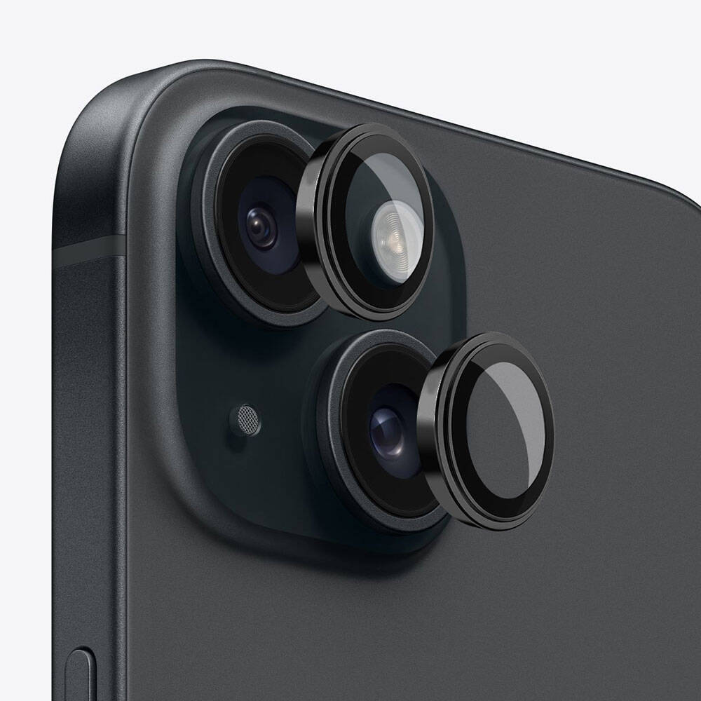 iPhone 15 Plus Lens Guard Metal Kamera Lens Koruyucu – Fotoğraf 2