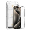 SQ-008 iPhone 15 Plus Oleofobik Ekran Koruyucu + Uygulama Aparatı – Fotoğraf 1