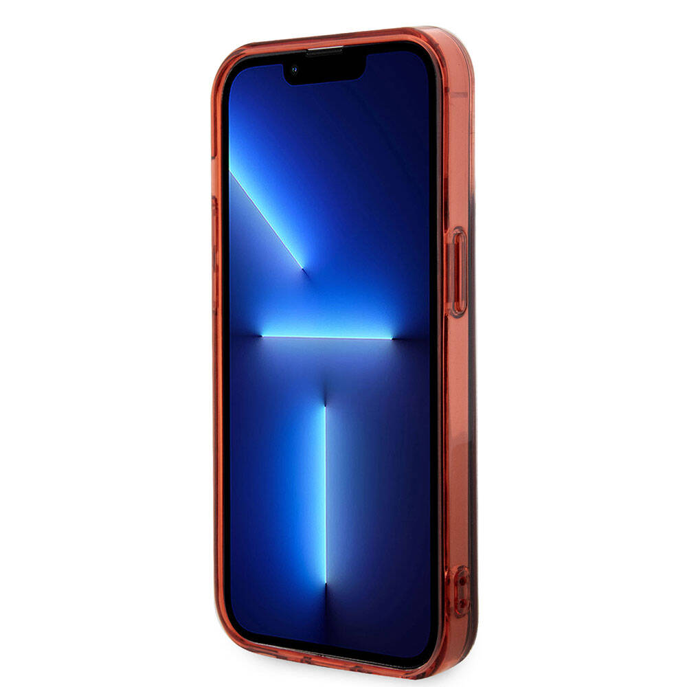 AMG iPhone 15 Pro Uyumlu Çift Katmanlı Şeffaf Büyük Logo Kılıf – Fotoğraf 5