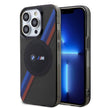 BMW iPhone 15 Pro Tricolor Stripes Şeffaf MagSafe Uyumlu Kılıf – Fotoğraf 7