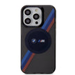 BMW iPhone 15 Pro Tricolor Stripes Şeffaf MagSafe Uyumlu Kılıf – Fotoğraf 9