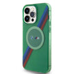 BMW iPhone 15 Pro Tricolor Stripes Şeffaf MagSafe Uyumlu Kılıf – Fotoğraf 14