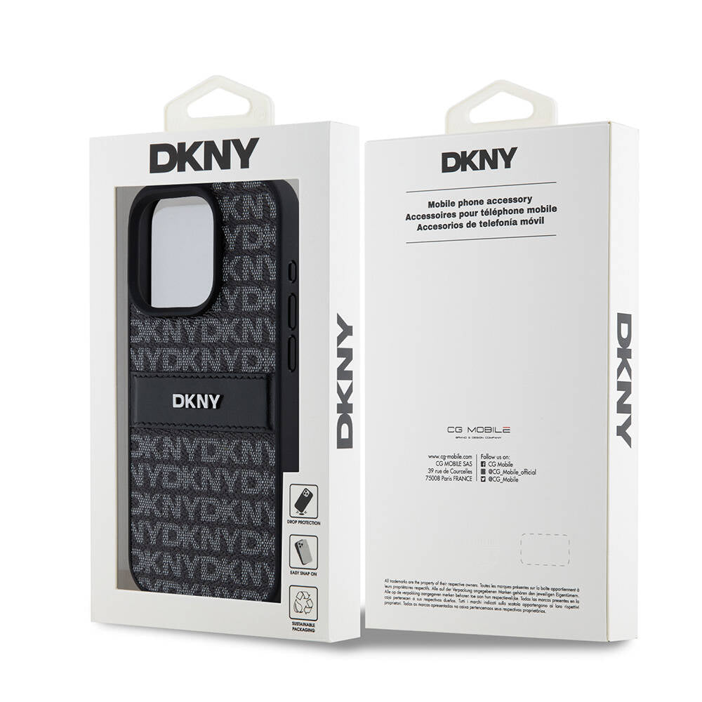 DKNY iPhone 15 Pro Repeat Texture Pattern 3D Kılıf – Fotoğraf 6