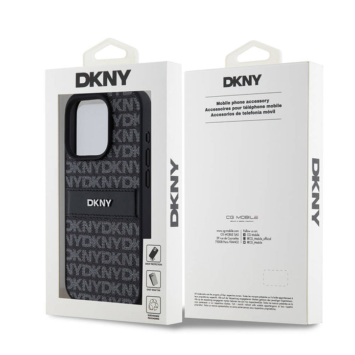 DKNY iPhone 15 Pro Repeat Texture Pattern 3D Kılıf – Fotoğraf 6