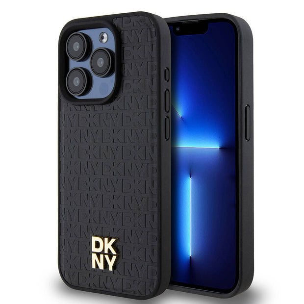 DKNY iPhone 15 Pro Repeat Pattern 3D MagSafe Uyumlu Kılıf – Fotoğraf 1