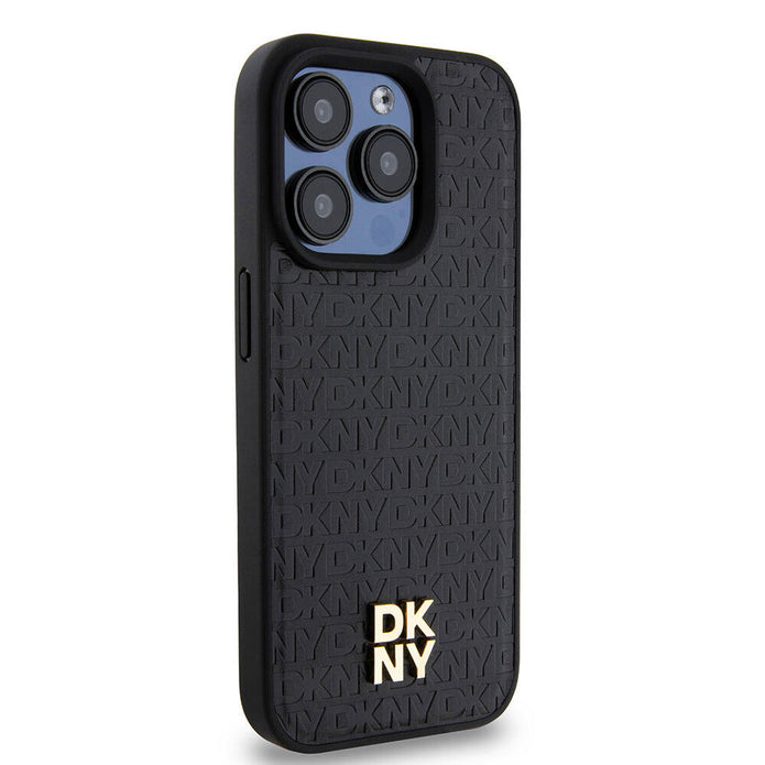 DKNY iPhone 15 Pro Repeat Pattern 3D MagSafe Uyumlu Kılıf – Fotoğraf 3