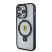 Ferrari iPhone 15 Pro Buzlu Standlı MagSafe Uyumlu Kılıf – Fotoğraf 3