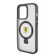 Ferrari iPhone 15 Pro Buzlu Standlı MagSafe Uyumlu Kılıf – Fotoğraf 6