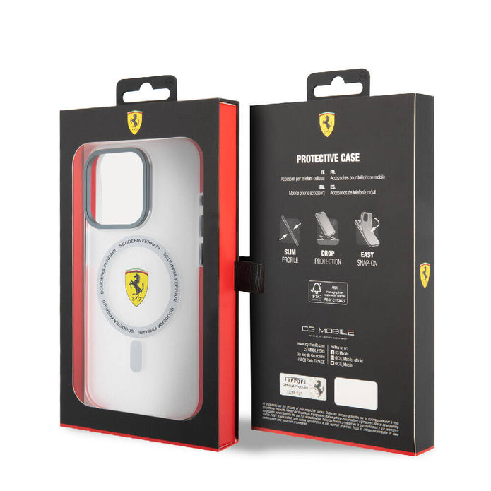 Ferrari iPhone 15 Pro Contrast Bumper SF Ring MagSafe Uyumlu Kılıf – Fotoğraf 12