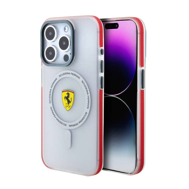 Ferrari iPhone 15 Pro Contrast Bumper SF Ring MagSafe Uyumlu Kılıf – Fotoğraf 7
