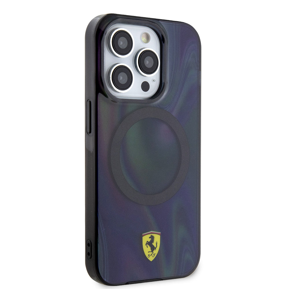 Ferrari iPhone 15 Pro Iridescent Şeffaf MagSafe Uyumlu Kılıf – Fotoğraf 4