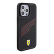 Ferrari iPhone 15 Pro Büyük SF Yazılı Delikli Dikişli PU Kılıf – Fotoğraf 4