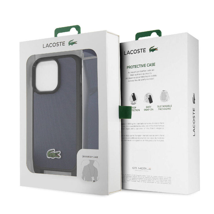 Lacoste iPhone 15 Pro PU Pike Askılı Timsah Logolu Kılıf – Fotoğraf 9