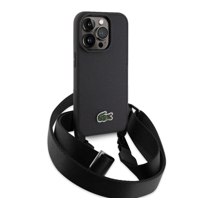 Lacoste iPhone 15 Pro PU Pike Askılı Timsah Logolu Kılıf – Fotoğraf 12
