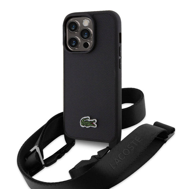 Lacoste iPhone 15 Pro PU Pike Askılı Timsah Logolu Kılıf – Fotoğraf 10