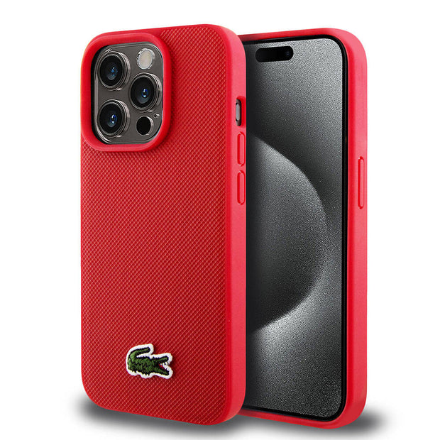 Lacoste iPhone 15 Pro PU Pike Timsah Logolu Kılıf – Fotoğraf 13