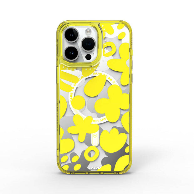 Fluorescent G Serisi Magsafe uyumlu Boya Desenli iPhone 15 Pro Kılıf – Fotoğraf 1