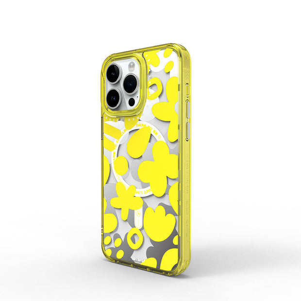 Fluorescent G Serisi Magsafe uyumlu Boya Desenli iPhone 15 Pro Kılıf – Fotoğraf 2