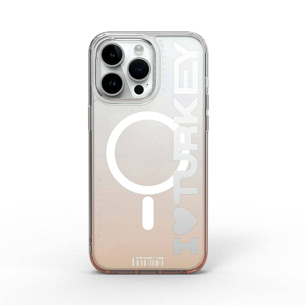 Turkey C Serisi Magsafe uyumlu Şeffaf Renk Geçişli iPhone 15 Pro Kılıf – Fotoğraf 5