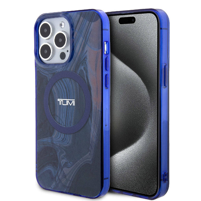 TUMI iPhone 15 Pro Sıvı Baskılı Çift Katmanlı PC TPU MagSafe Uyumlu Kılıf – Fotoğraf 1