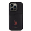 U.S. Polo Assn. iPhone 15 Pro Logolu PU Kartlıklı Kılıf – Fotoğraf 3