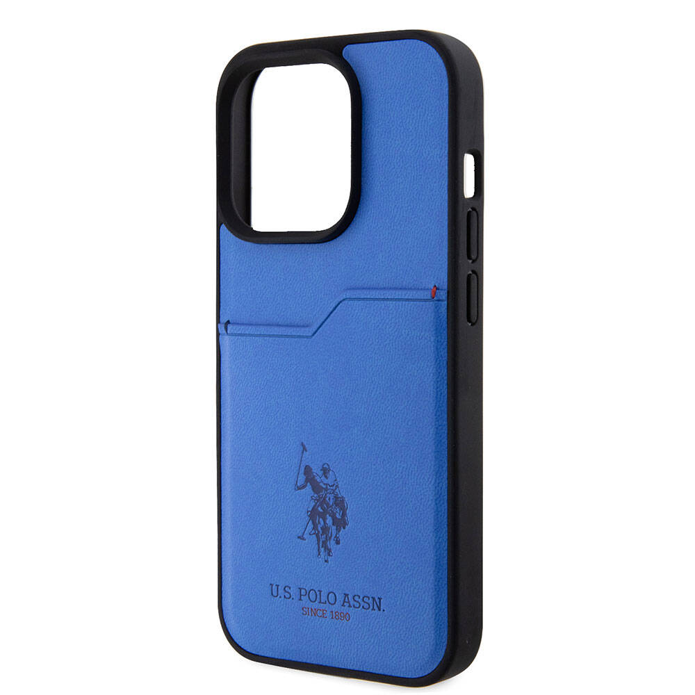 U.S. Polo Assn. iPhone 15 Pro Logolu PU Kartlıklı Kılıf – Fotoğraf 13