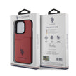 U.S. Polo Assn. iPhone 15 Pro Logolu PU Kartlıklı Kılıf