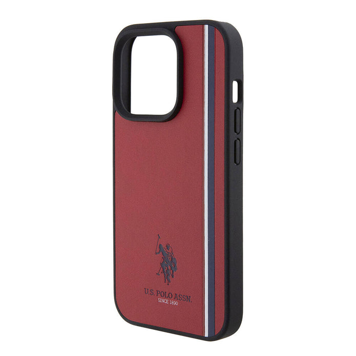 U.S. Polo Assn. iPhone 15 Pro Üç Renk Şerit Logolu Kılıf – Fotoğraf 17