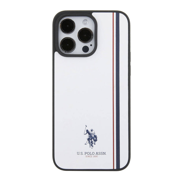 U.S. Polo Assn. iPhone 15 Pro Üç Renk Şerit Logolu Kılıf