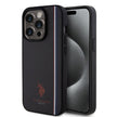 U.S. Polo Assn. iPhone 15 Pro Üç Renk Şerit Logolu Kılıf