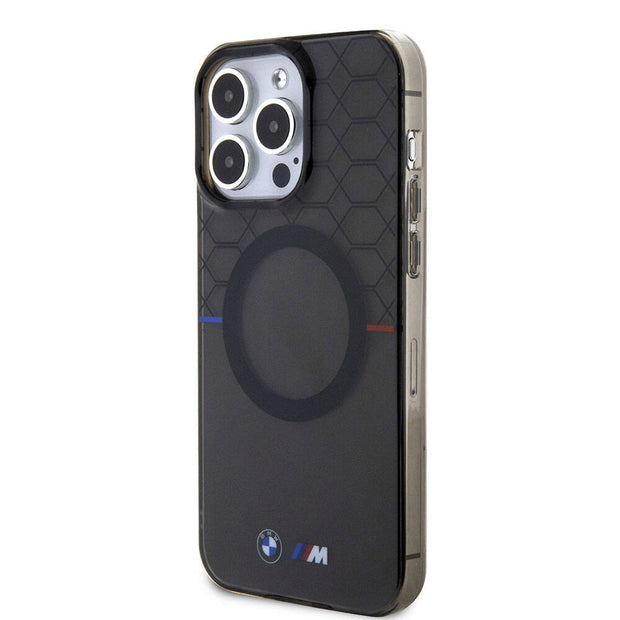 BMW iPhone 15 Pro Max Şeffaf M Tasarımlı MagSafe Uyumlu Kılıf – Fotoğraf 2