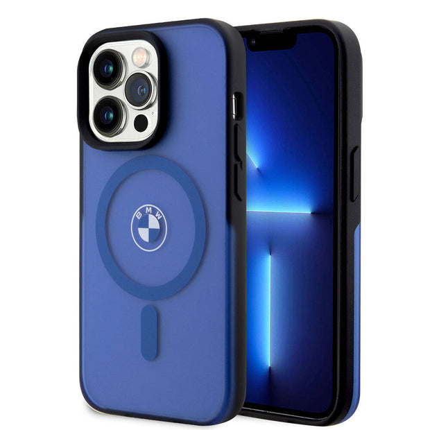 BMW iPhone 15 Pro Max Buzlu Mat IML MagSafe Uyumlu Kılıf – Fotoğraf 1