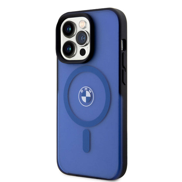 BMW iPhone 15 Pro Max Buzlu Mat IML MagSafe Uyumlu Kılıf – Fotoğraf 2