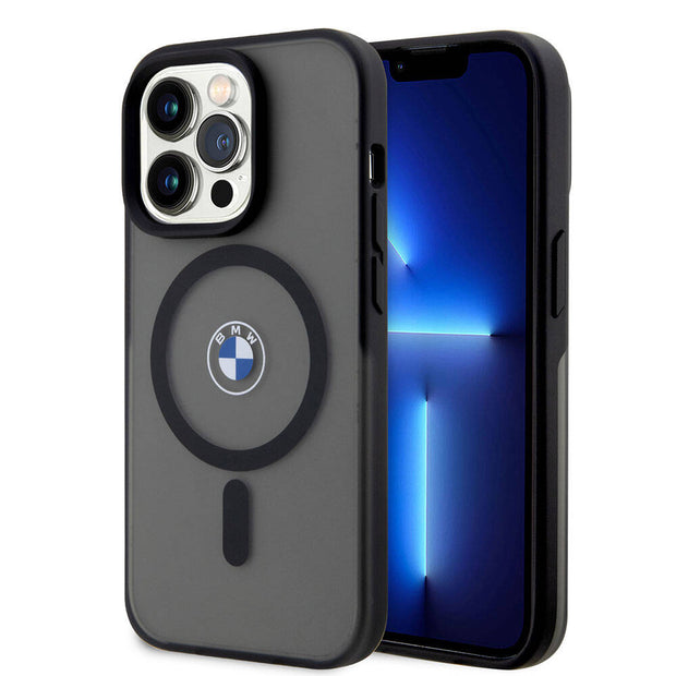BMW iPhone 15 Pro Max Buzlu Mat IML MagSafe Uyumlu Kılıf – Fotoğraf 7