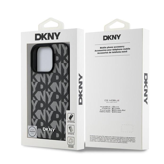 DKNY iPhone 15 Pro Max Grid Pattern 3D MagSafe Uyumlu Kılıf – Fotoğraf 6