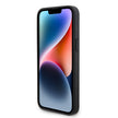 Ferrari iPhone 15 Pro Max Dikişli Deri Metal Logolu Kılıf – Fotoğraf 5