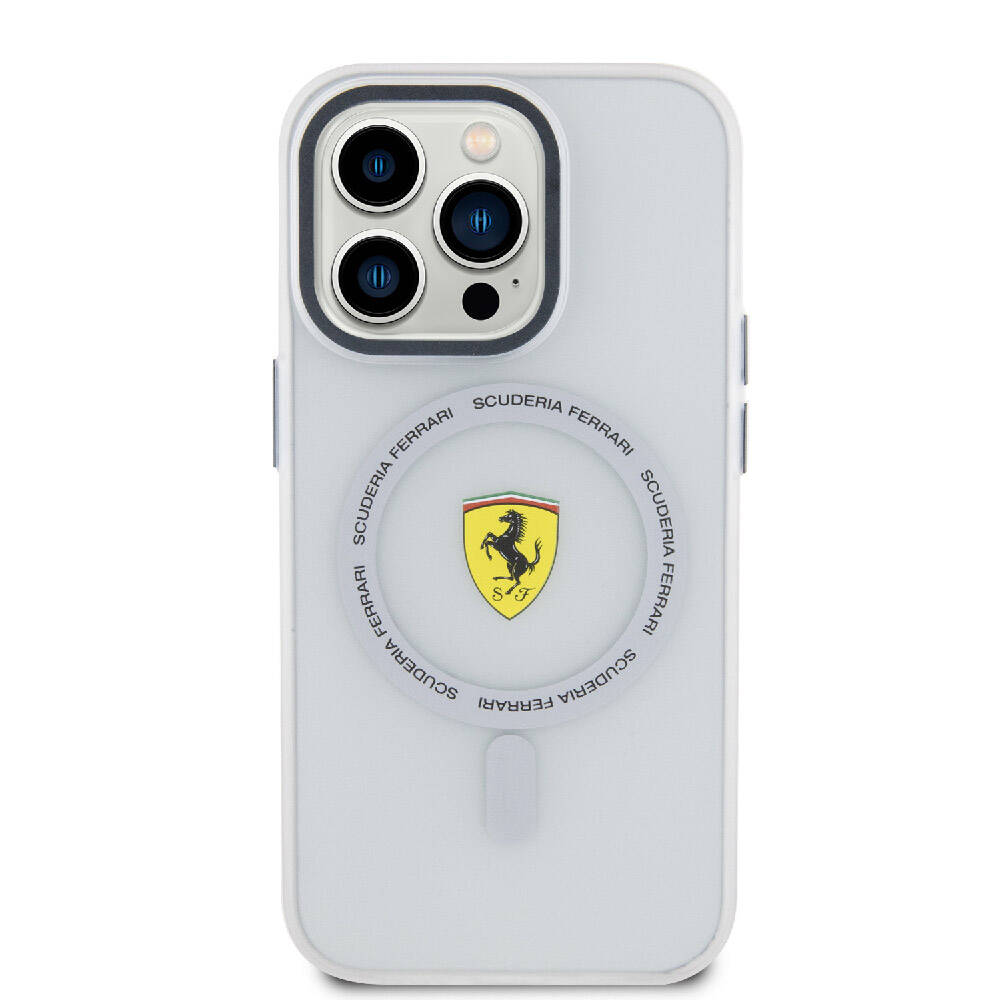 Ferrari iPhone 15 Pro Max Contrast Bumper SF Ring MagSafe Uyumlu Kılıf – Fotoğraf 3