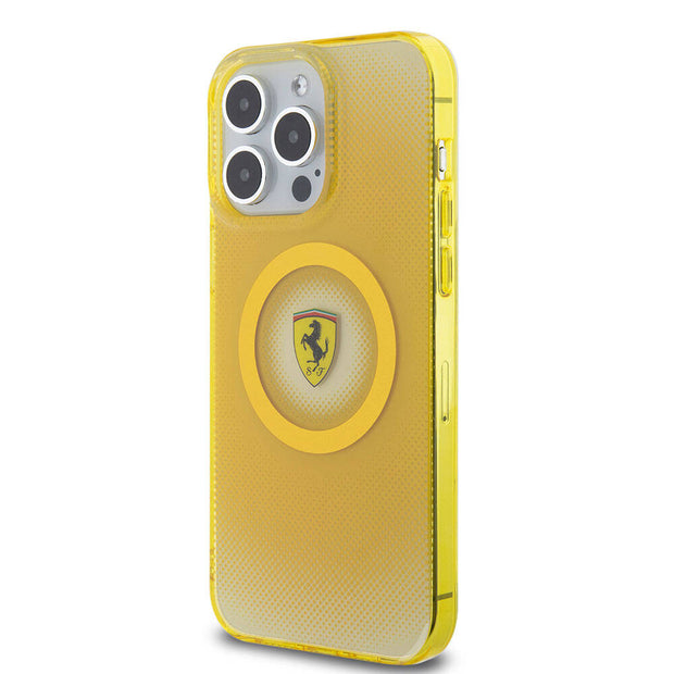 Ferrari iPhone 15 Pro Max Nokta Desenli MagSafe Uyumlu Kılıf – Fotoğraf 2